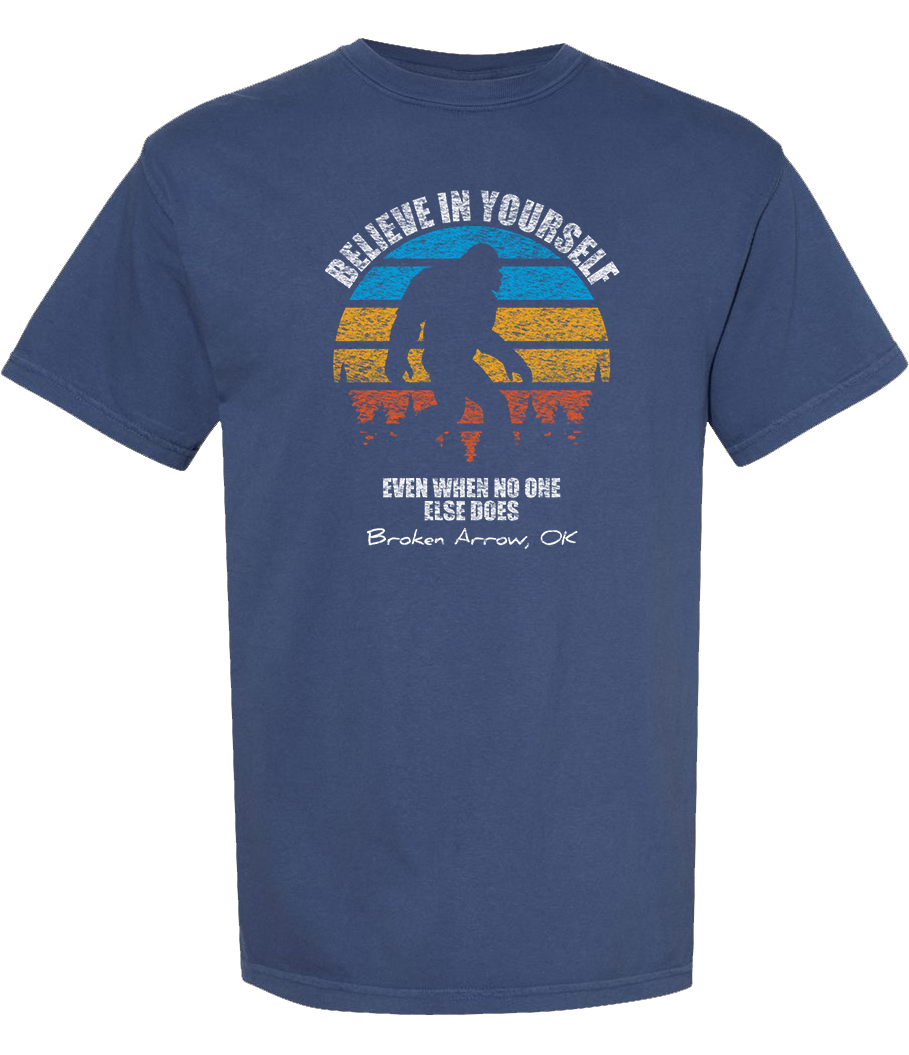 Blue OK Bigfoot Tee