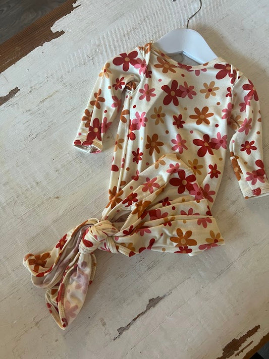 Groovy 70s Knotted Gown