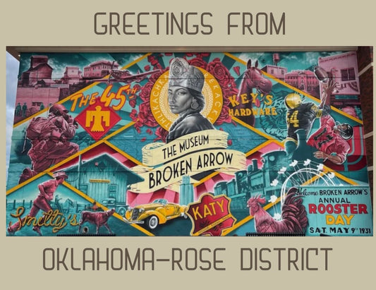 A City in Bloom Postcard