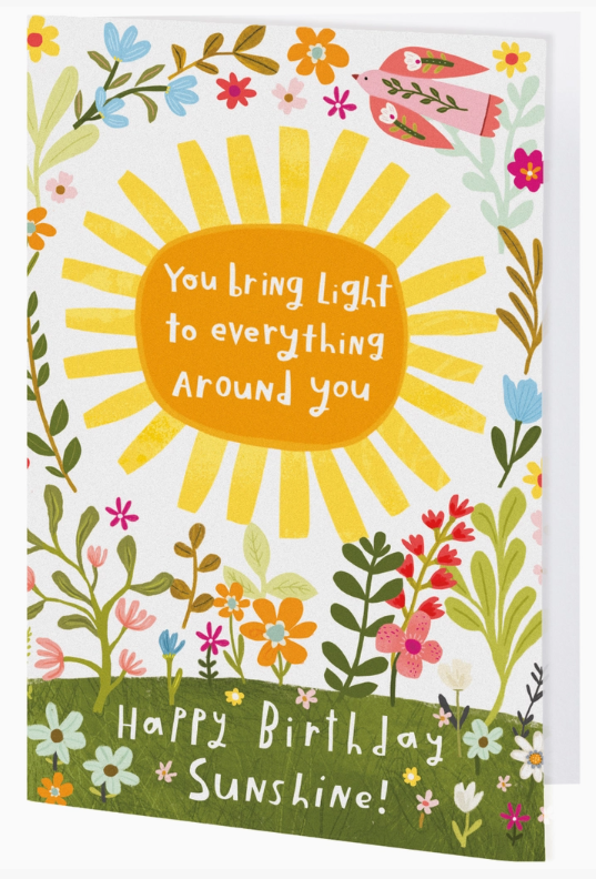 Happy Birthday Sunshine Card