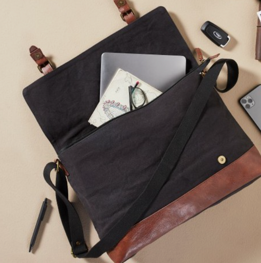 Black Messenger Bag