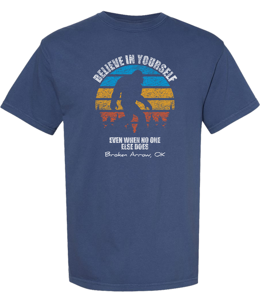 Blue OK Bigfoot Tee