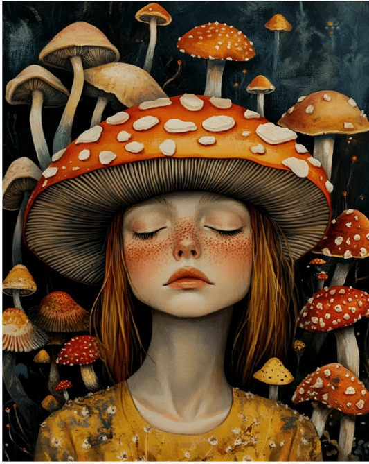 Shroom Hat Print